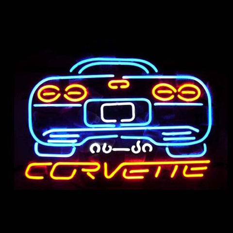 Chevrolet Chevy Corvette Auto Sports Car Neon Sign Light Lamp