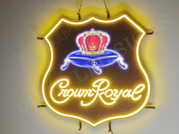 Crown Royal Logo LED Neon Sign Light Lamp – neonsign.us