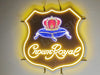 Crown Royal Logo LED Neon Sign Light Lamp