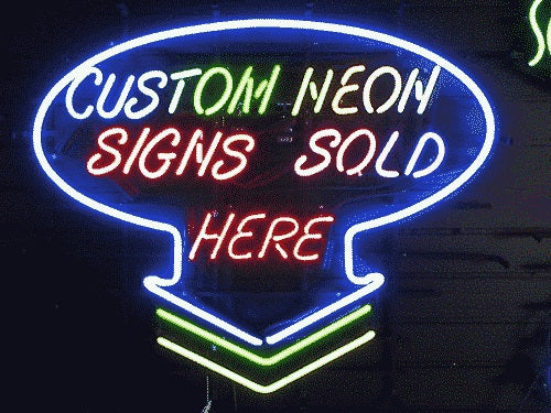 Custom Illinois Fighting Glass Tube Neon Signs