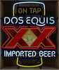 DOS Equis XX Imported Beer Neon Sign Light Lamp