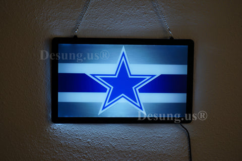Dallas Cowboys 2D LED Neon Sign Light Lamp