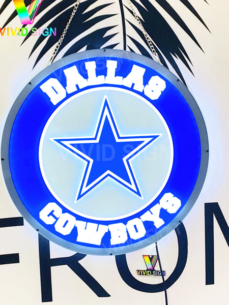 Dallas Cowboys 3D LED Neon Sign Light Lamp