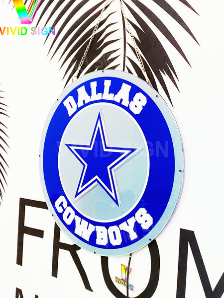 Dallas Cowboys 3D LED Neon Sign Light Lamp