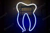 Dentist Dental Clinic Teeth Neon Light Sign Lamp Real Glass Wall Decor