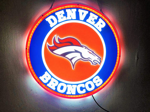 Denver Broncos Peyton Manning Collectible Light Lamp - Multi-Color Home Decor Gift