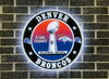 Denver Broncos 3 Time Super Bowl Champions 3D LED Neon Sign Light Lamp