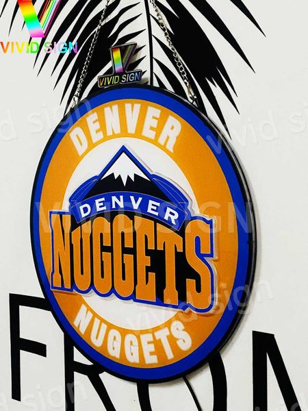 Denver Nuggets 3D LED Neon Sign Light Lamp