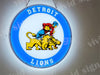 Detroit Lions 3D LED Neon Sign Light Lamp