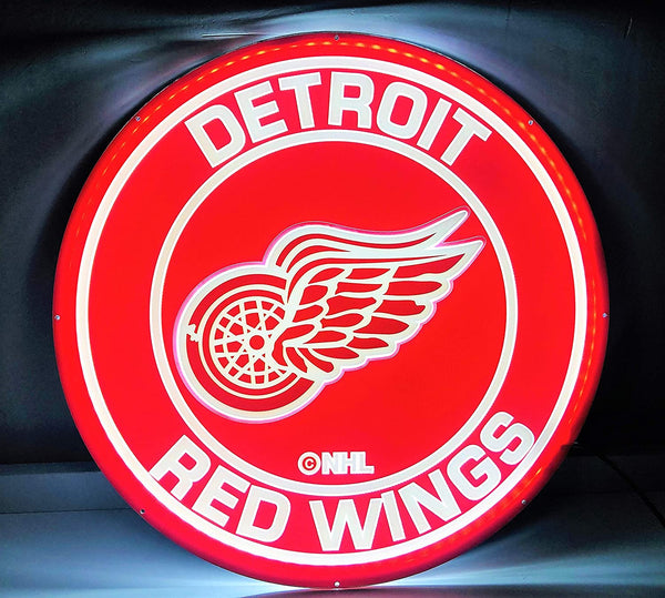 Detroit Red Wings 3D LED Neon Sign Light Lamp