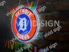 Detroit Tigers Baseball 3D LED Neon Sign Light Lamp