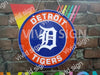 Detroit Tigers Baseball 3D LED Neon Sign Light Lamp