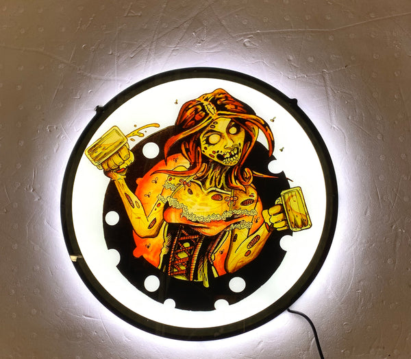Devil Woman 2D LED Neon Sign Light Lamp