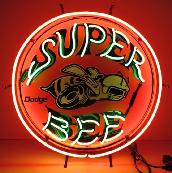 Dodge Super Bee Muscle Car Neon Light Sign Lamp