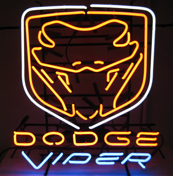 Dodge Viper Sports Car SRT Neon Light Sign Lamp