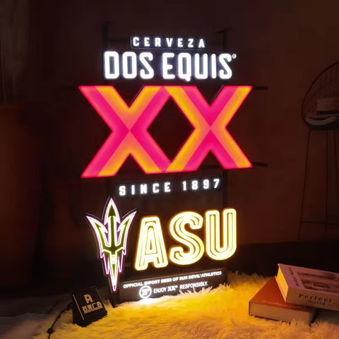 Dos Equis XX ASU LED Neon Sign Light Lamp