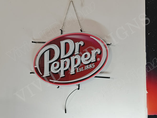 Dr Pepper LED Neon Sign Light Lamp