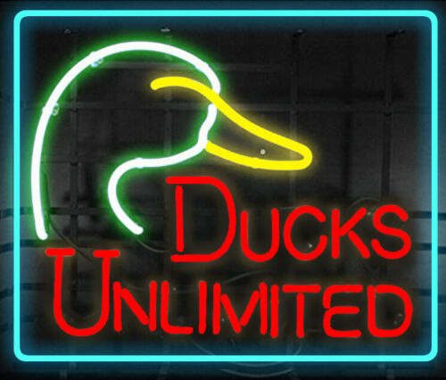 Ducks Unlimited Beer Neon Sign Light Lamp