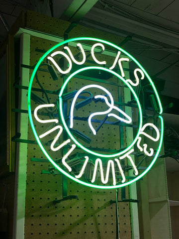 Ducks Unlimited DU Beer Neon Sign Light Lamp