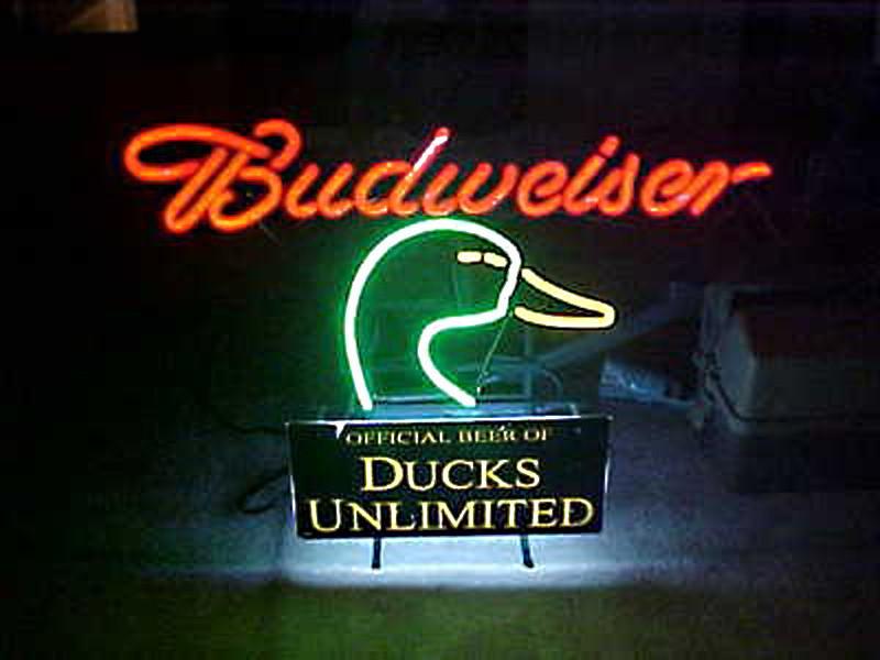 Budweiser Ducks Unlimited DU Beer Neon Sign Light Lamp – neonsign.us