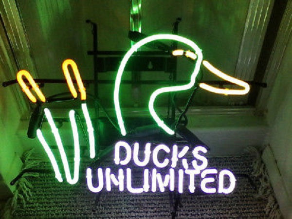 Ducks Unlimited Beer Neon Sign Light Lamp