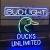 Bud Light Ducks Unlimited DU Beer Neon Sign Light Lamp
