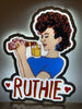 Exile Brewing Company Ruthie 2D LED Neon Sign Light Lamp