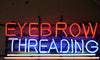 Eyebrow Threading Neon Light Sign Lamp Real Glass Wall Decor