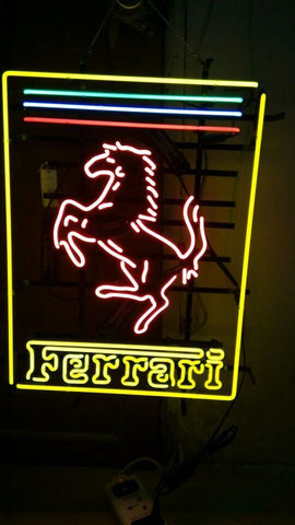 Ferrari Prancing Horse F1 Neon Light Sign Lamp