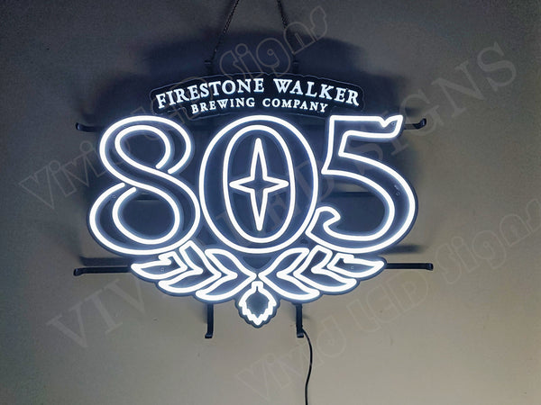 Firestone Walker 805 Brewing Company LED Neon Sign Light Lamp