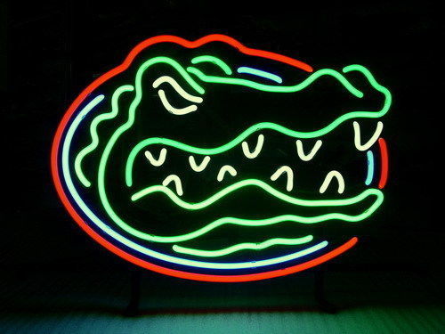 Florida Gators Mascot Neon Sign Light Lamp