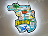 Florida Jumbo State 3D LED Neon Sign Light Lamp