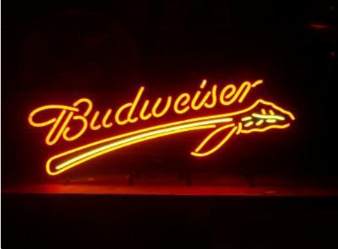 Budweiser Beer Florida State University Seminoles FSU Neon Sign Light Lamp