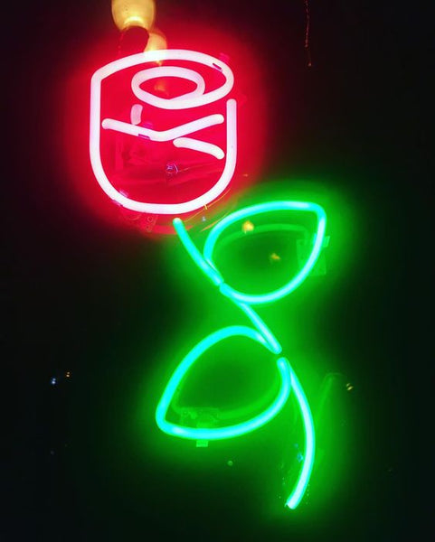 Flower Neon Light Sign Lamp Real Glass Wall Decor