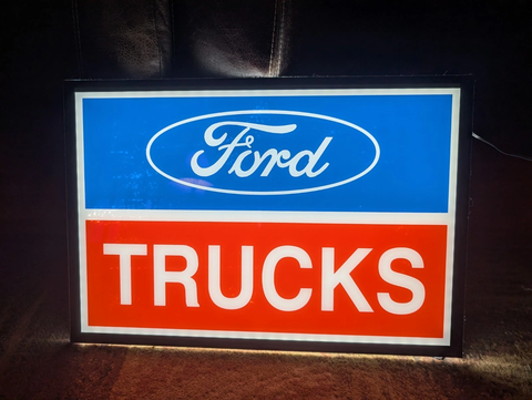 Ford Motor Co Ford Trucks 2D LED Neon Sign Light Lamp
