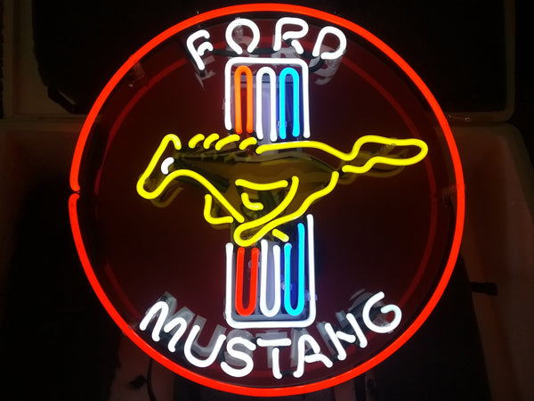 Ford Mustang Neon Sign Lamp Light HD Vivid Printing