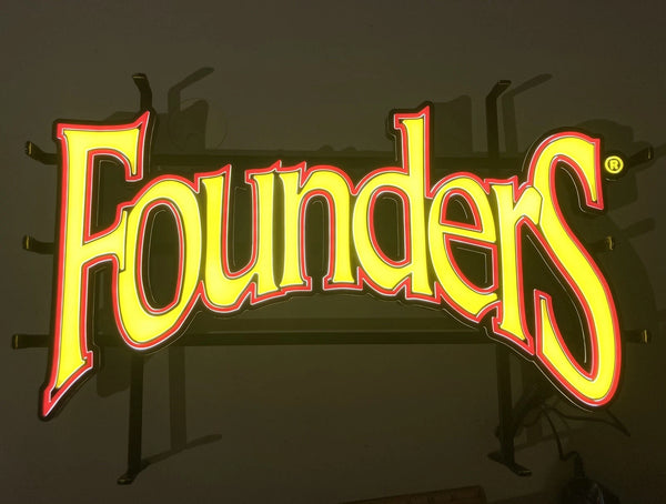 Founders Brewing Beer LED Neon Sign Light Lamp With Dimmer