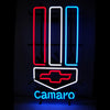 GM Chevrolet Bowtie Camaro Corvette Sports Car Garage Neon Sign Light Lamp