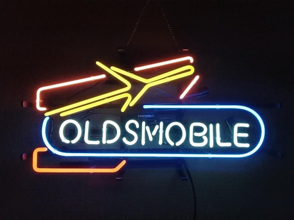 Oldsmobile American Automobiles GM Neon Sign Light Lamp