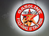 Gasoline Station Texaco Girl 3D LED Neon Sign Light Lamp