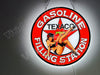 Gasoline Station Texaco Girl 3D LED Neon Sign Light Lamp