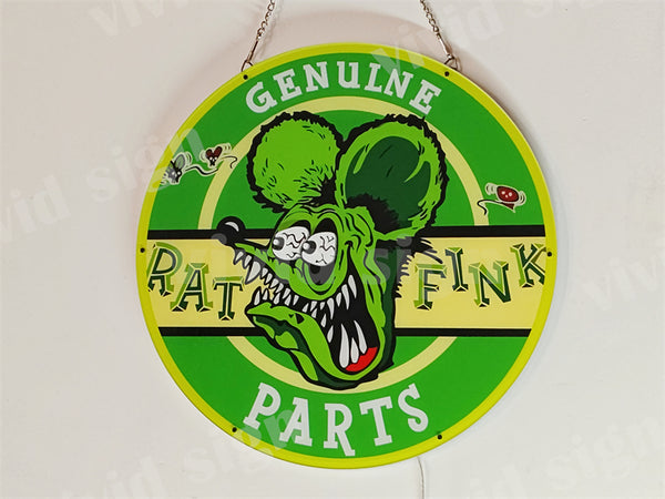 Genuine Rat Fink Parts 3D LED Neon Sign Light Lamp