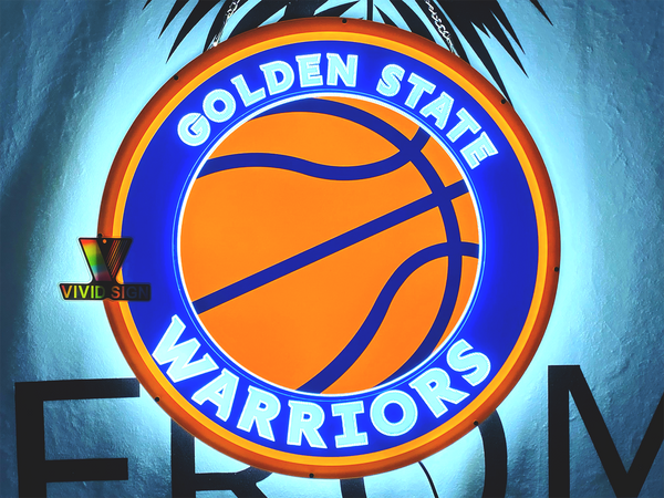 Golden State Warriors 3D LED Neon Sign Light Lamp