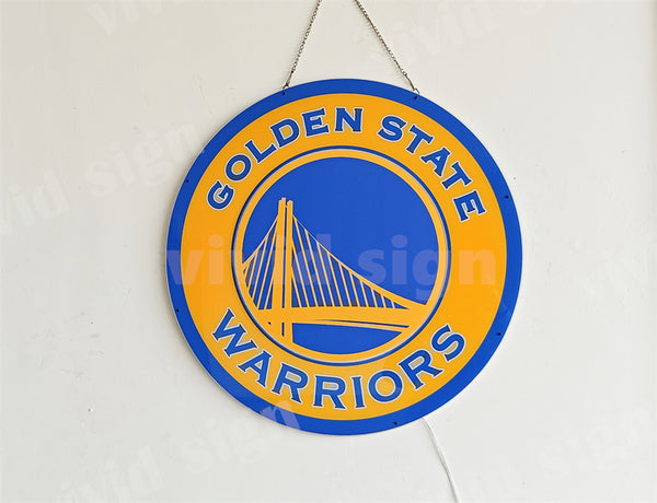 Golden State Warriors San Francisco Basketball 3D LED Neon Sign Light Lamp