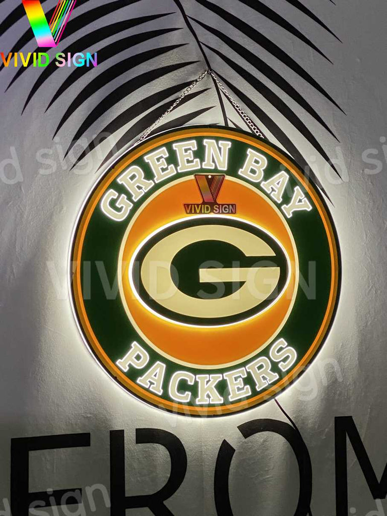 Green Bay Packers 3D LED Neon Sign Light Lamp – neonsign.us