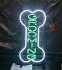 Grooming Dog Bone Neon Light Sign Lamp Real Glass Wall Decor