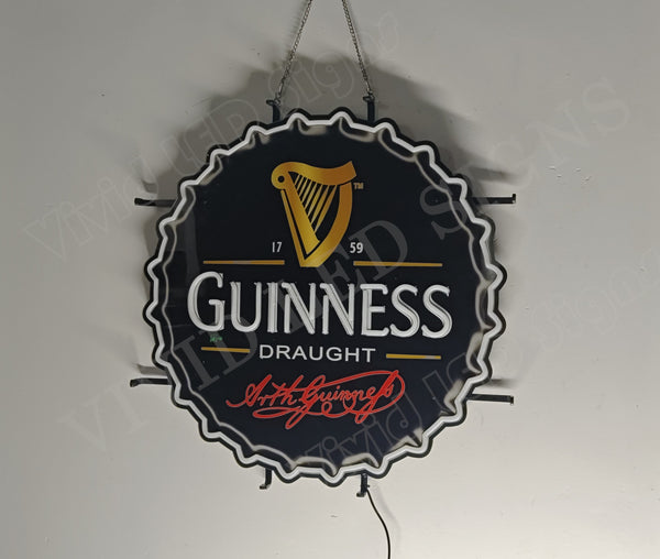 Guinness Draught 1759 Beer LED Neon Sign Light Lamp