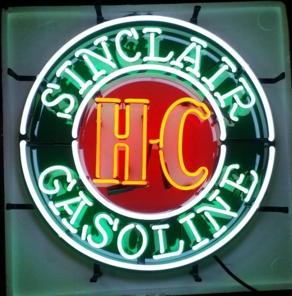 H-C Sinclair Gasoline Gas Oil Fuel Neon Light Sign Lamp HD Vivid Printing