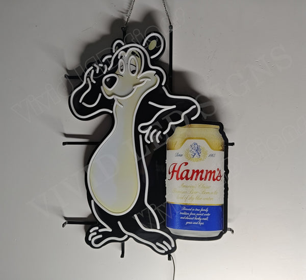 Hamm's Beer LED Neon Sign Light Lamp