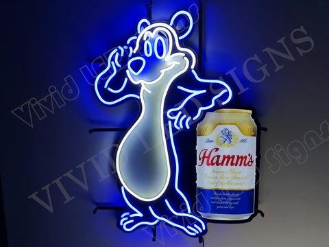 Hamm's Beer LED Neon Sign Light Lamp